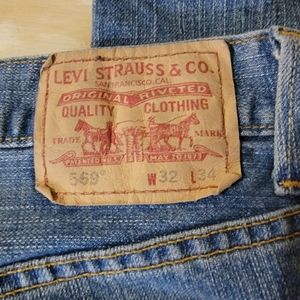 Levi's 569 Loose Straight Jeans 32 x 34
